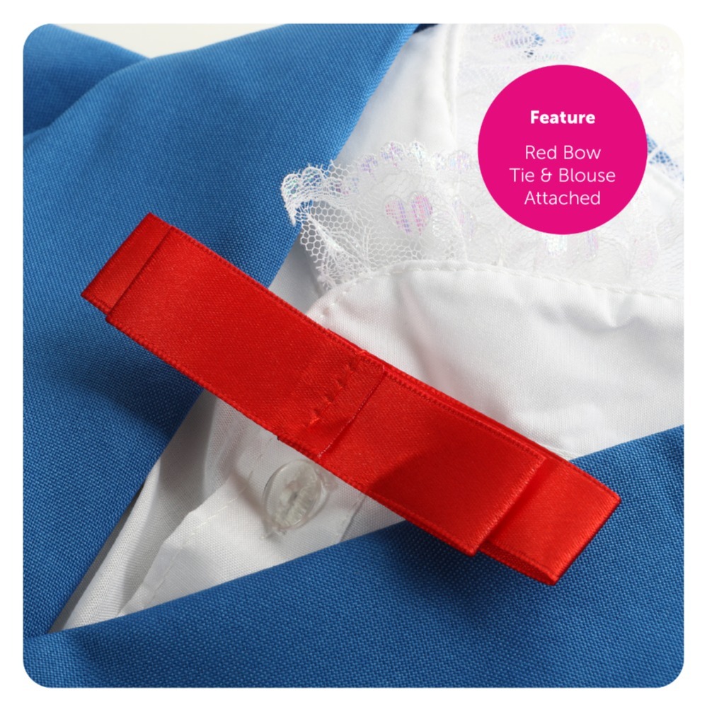 Ladies Magical Nanny Costume - with Plain Bowler Hat