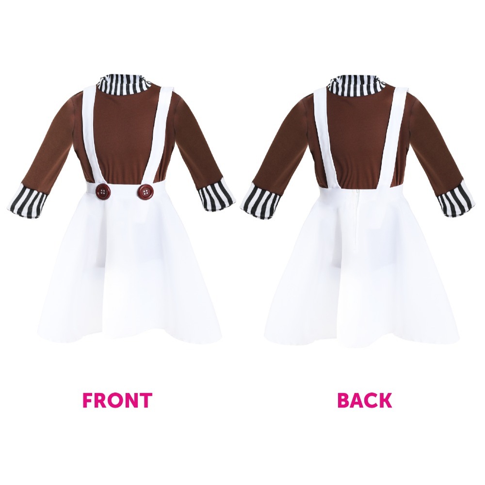 Ladies Factory Worker Costume - Wig, Gloves & Face Paint