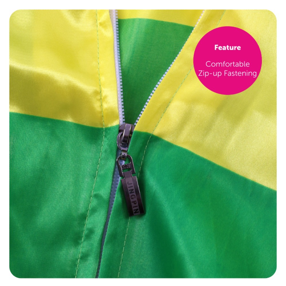 Adults Couples Green & Yellow Jockey Costume - with White Trousers, Boot Covers & Black Goggles