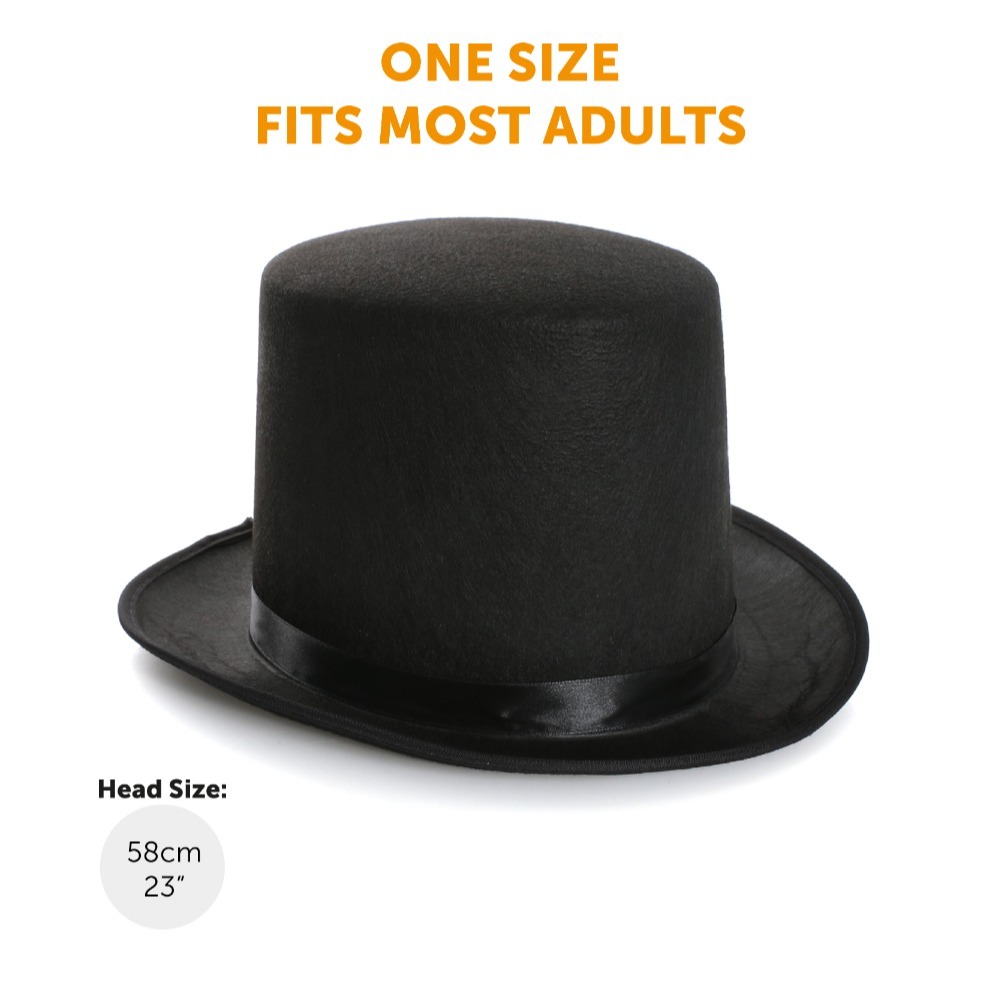 Adults Skeleton Costume - with Glow in the Dark Mask & Top Hat