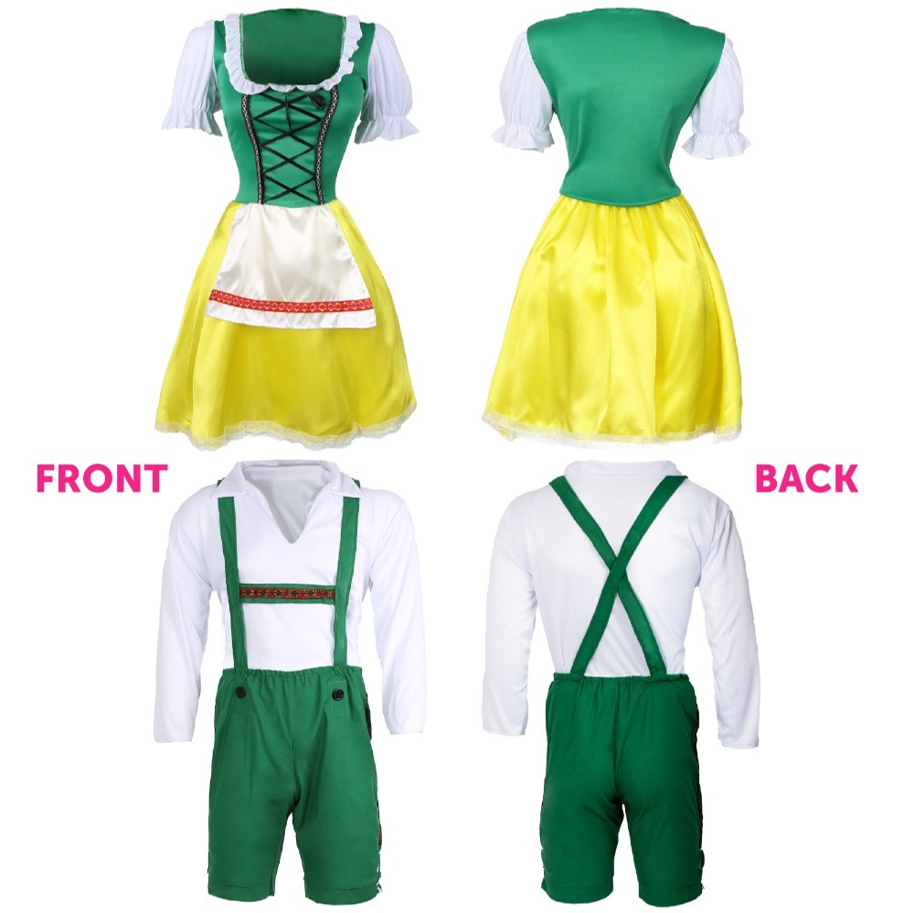 Couples Bavarian Costume Set