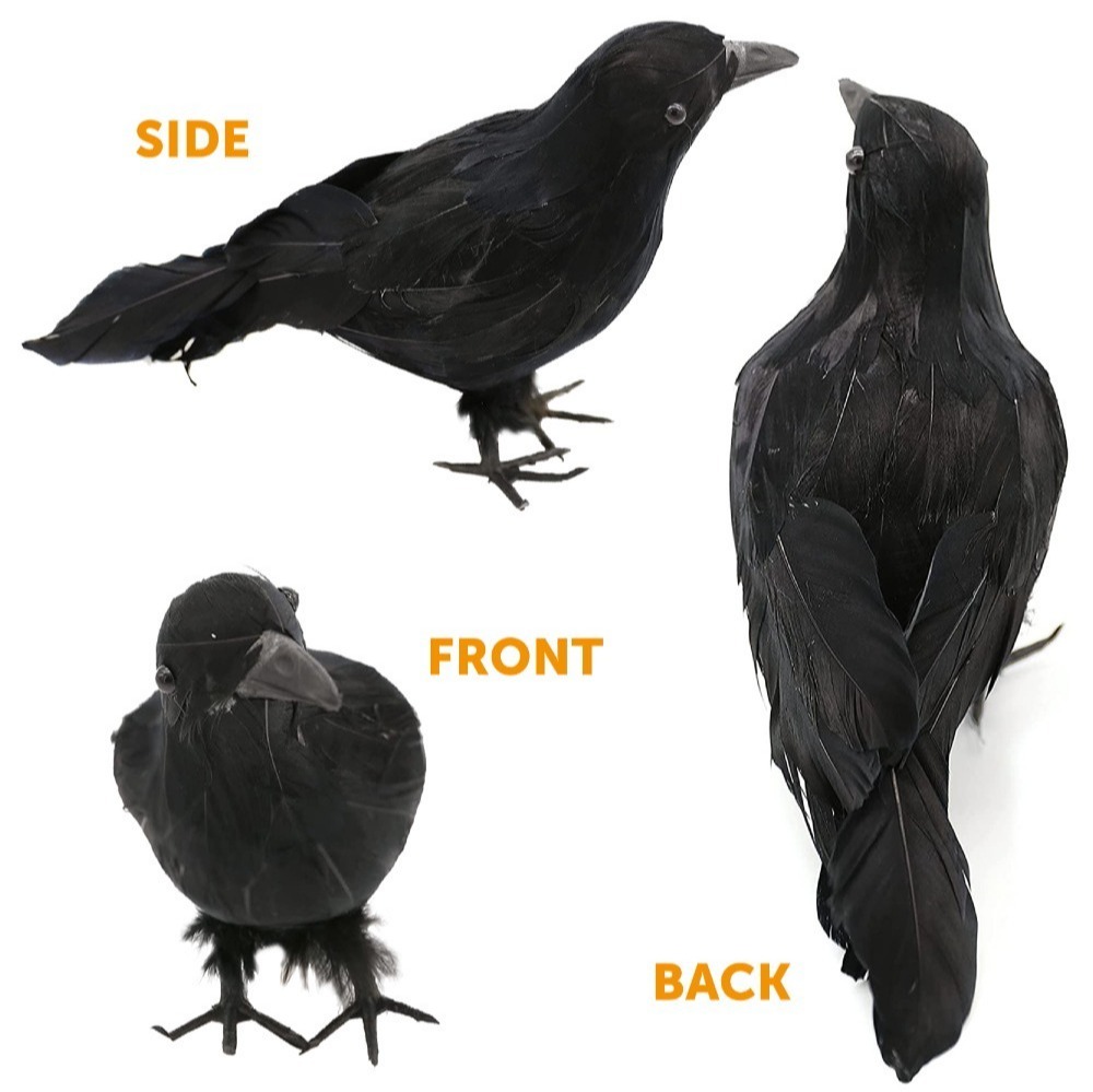 Prince of Darkness Costume | 6 Pcs | T-Shirt, Wig, Glasses, Tattoo Sleeves, Cross Necklace & Crow