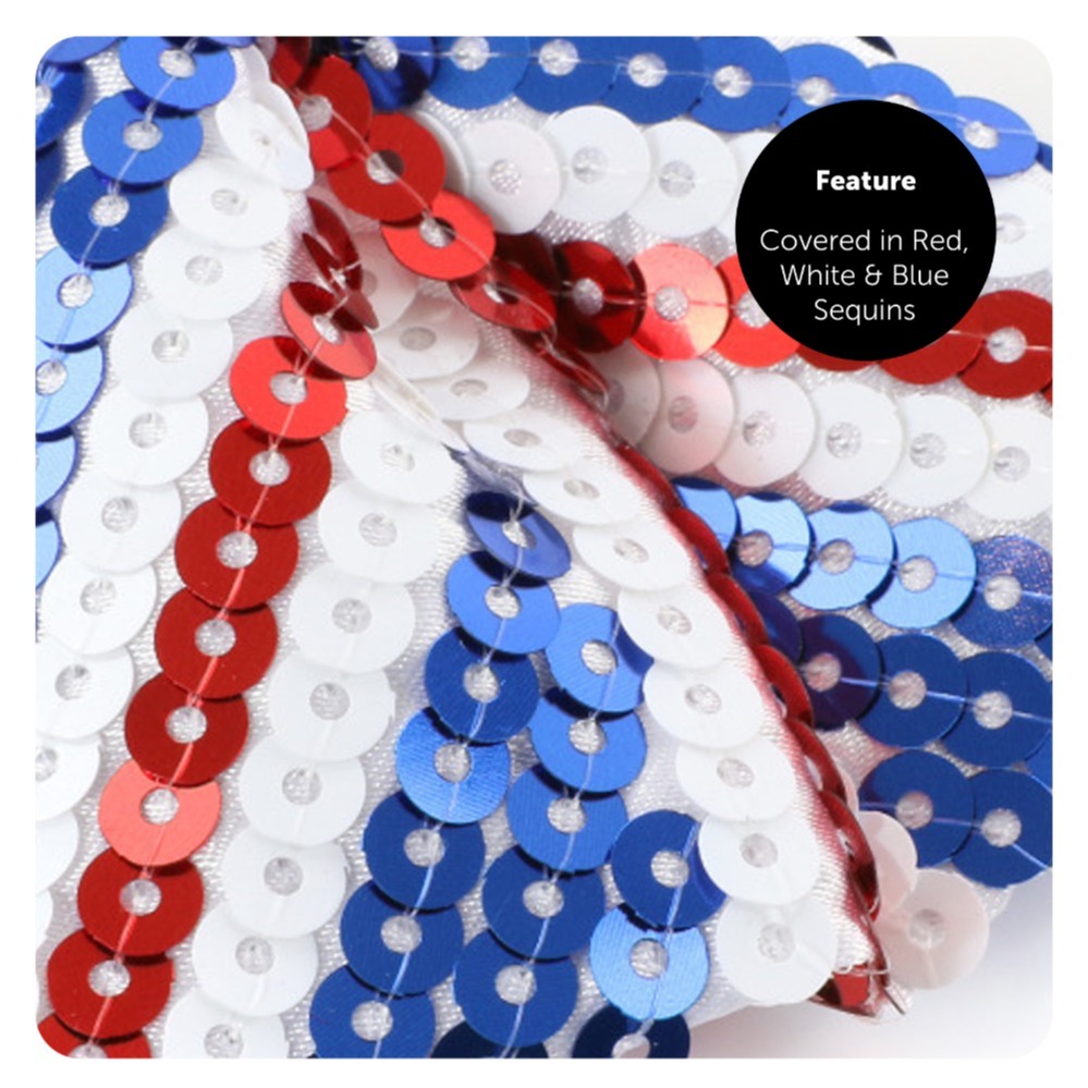 Union Jack Sequin Bowtie