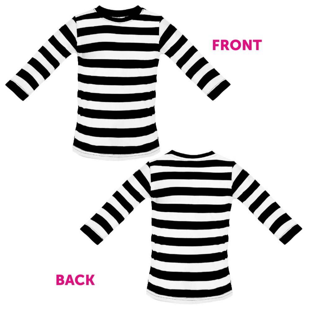 Child's Storybook Burglar Costume - Long Sleeve Top, Mask & Swag Bag