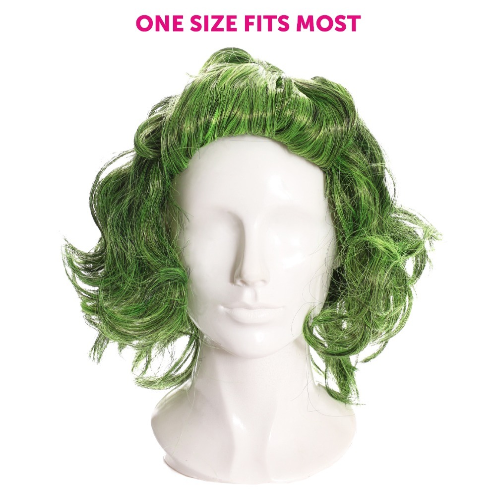 Girls Chocolate Factory Worker Costume - Tights & Wig