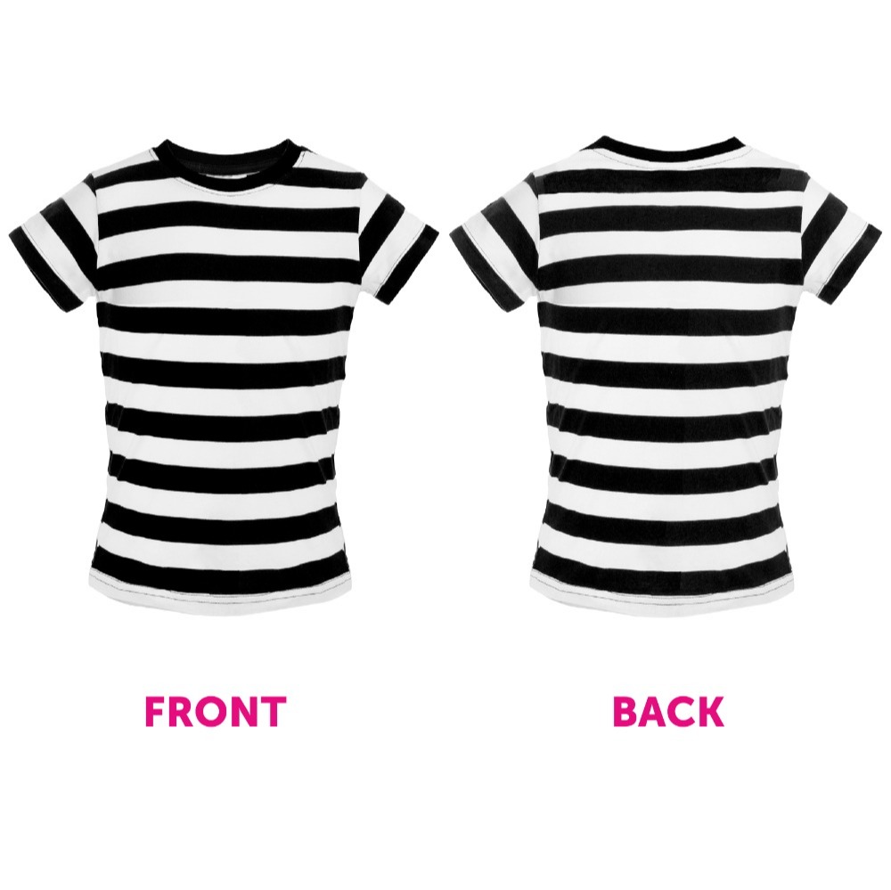 Childs French Costume Set - Striped Top, Beret & Garlic Garland