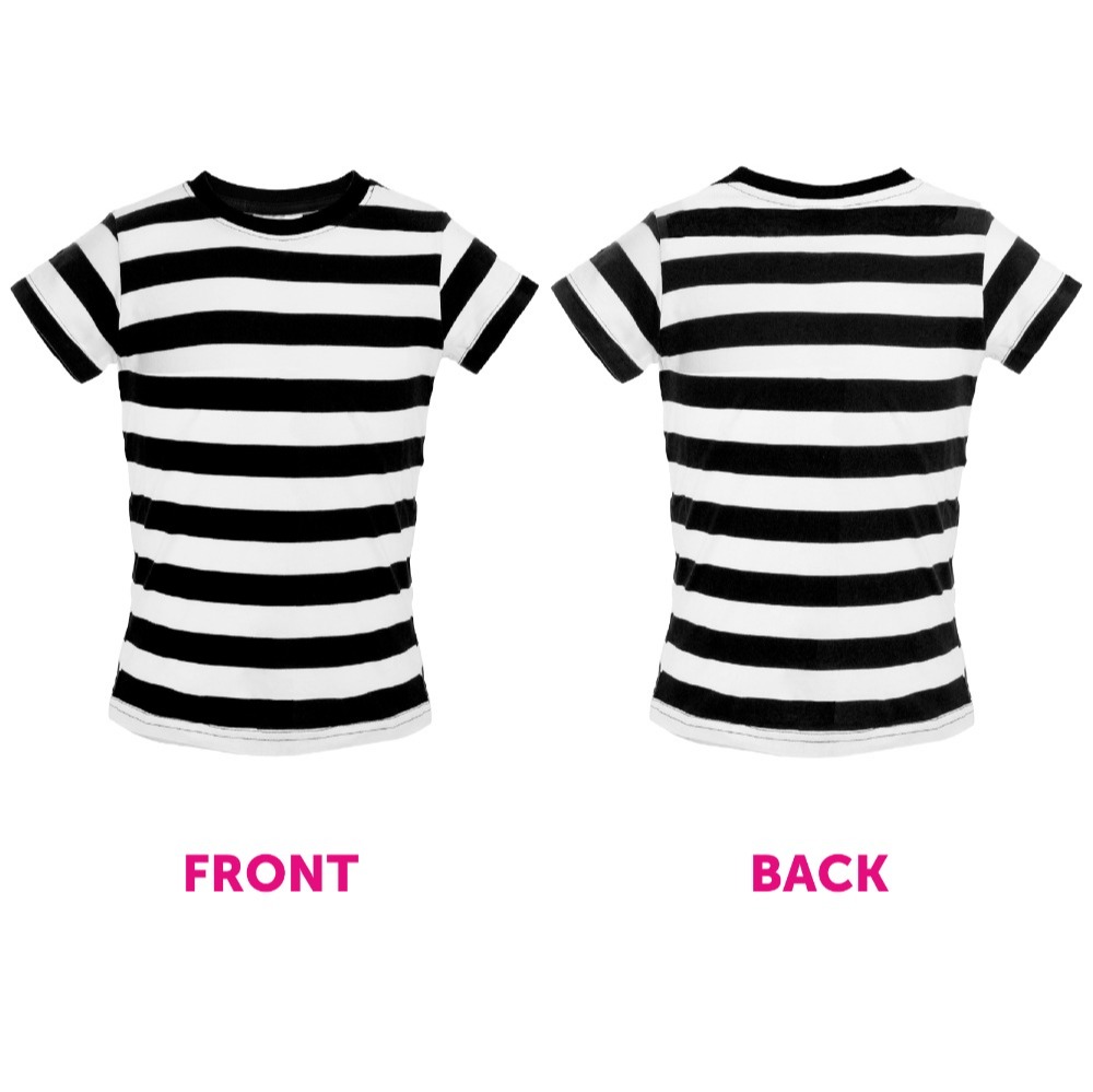 Childs French Costume Set - Striped Top, Grey Beret & Garlic Garland