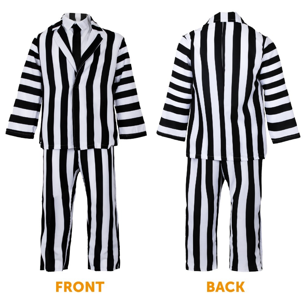 Childs Striped Ghost Suit Costume