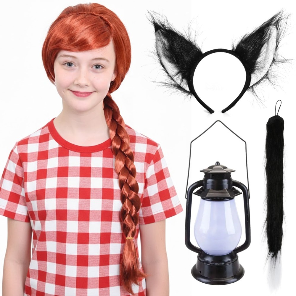 Click to view product details and reviews for Kids Rebel Girl Costume Set 4 Pcs Plait Wig Cat Ears Thin Tail Lantern. Click to view product details and reviews for Kids Rebel Girl Costume Set 4 Pcs Plait Wig Cat Ears Thin Tail Lantern.