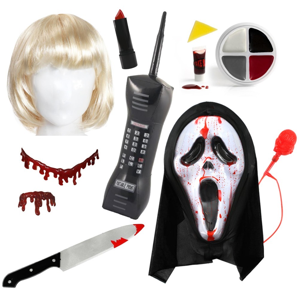Click to view product details and reviews for Serial Killer Casey Accessory Set 7 Pcs Blood Pump Mask Wig Phone Knife Prop Lipstick Blood Necklace Face Paint. Click to view product details and reviews for Serial Killer Casey Accessory Set 7 Pcs Blood Pump Mask Wig Phone Knife Prop Lipstick Blood Necklace Face Paint.