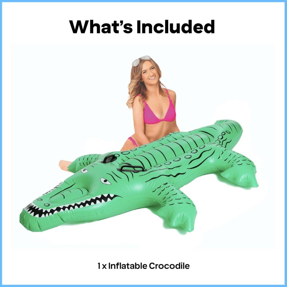 Inflatable Crocodile 155cm