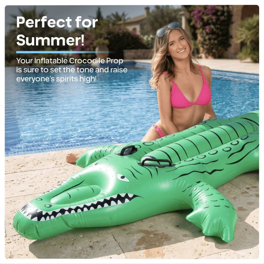 Inflatable Crocodile 155cm