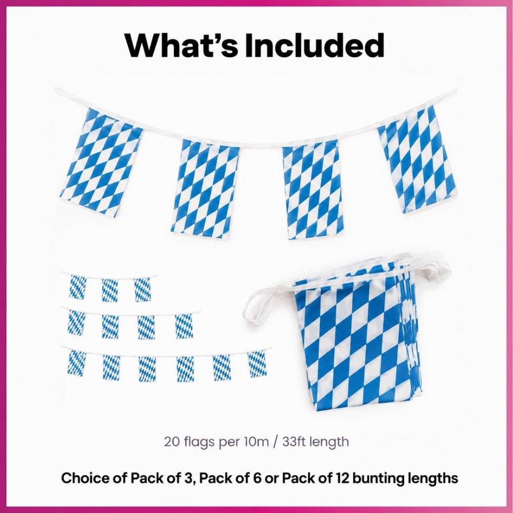 Oktoberfest Bunting - Bavarian Bunting