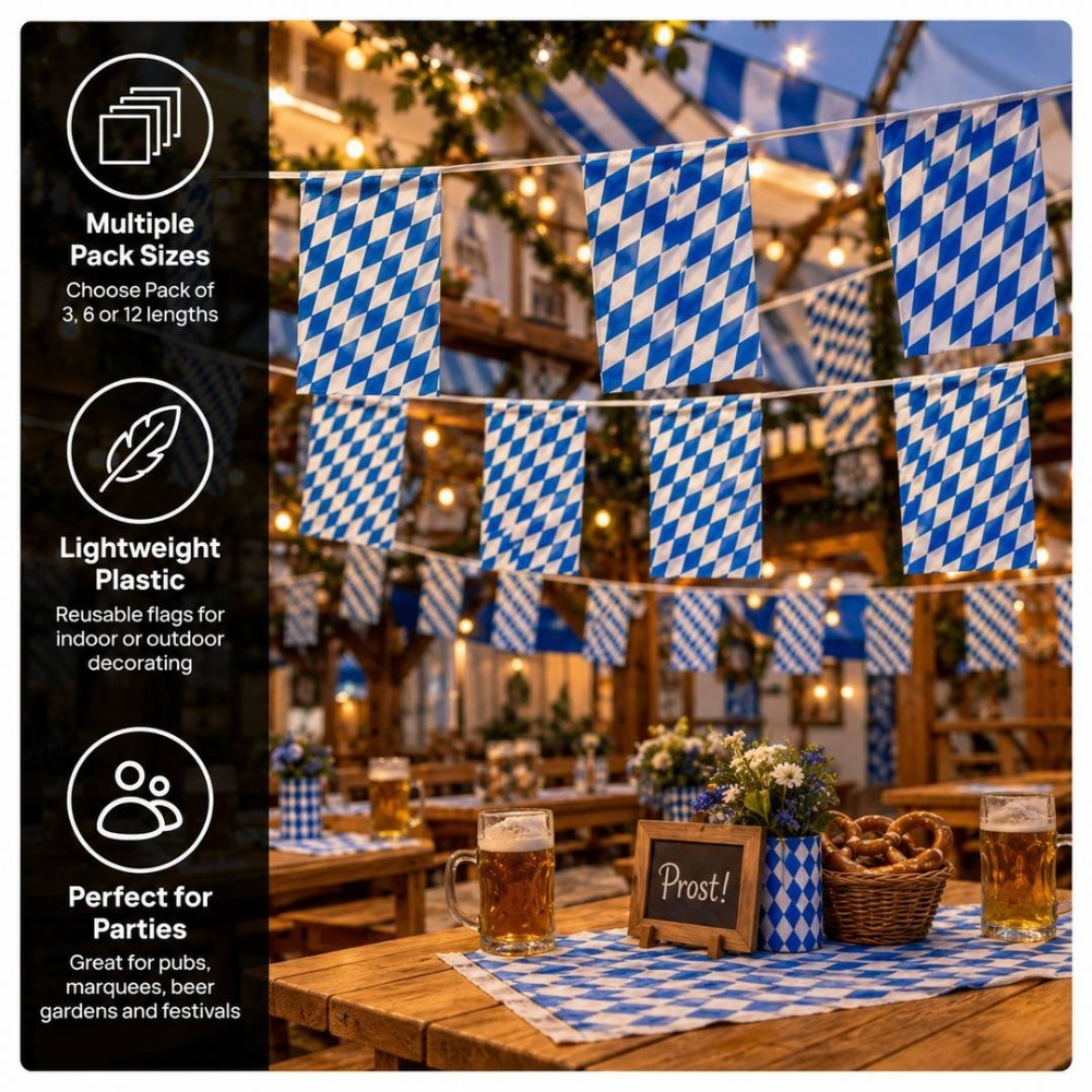 Oktoberfest Bunting - Bavarian Bunting