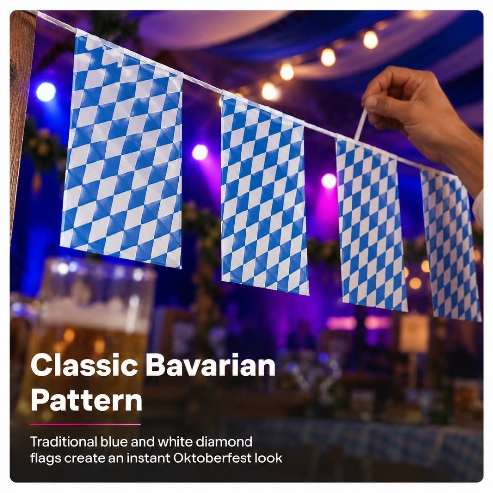 Oktoberfest Bunting - Bavarian Bunting