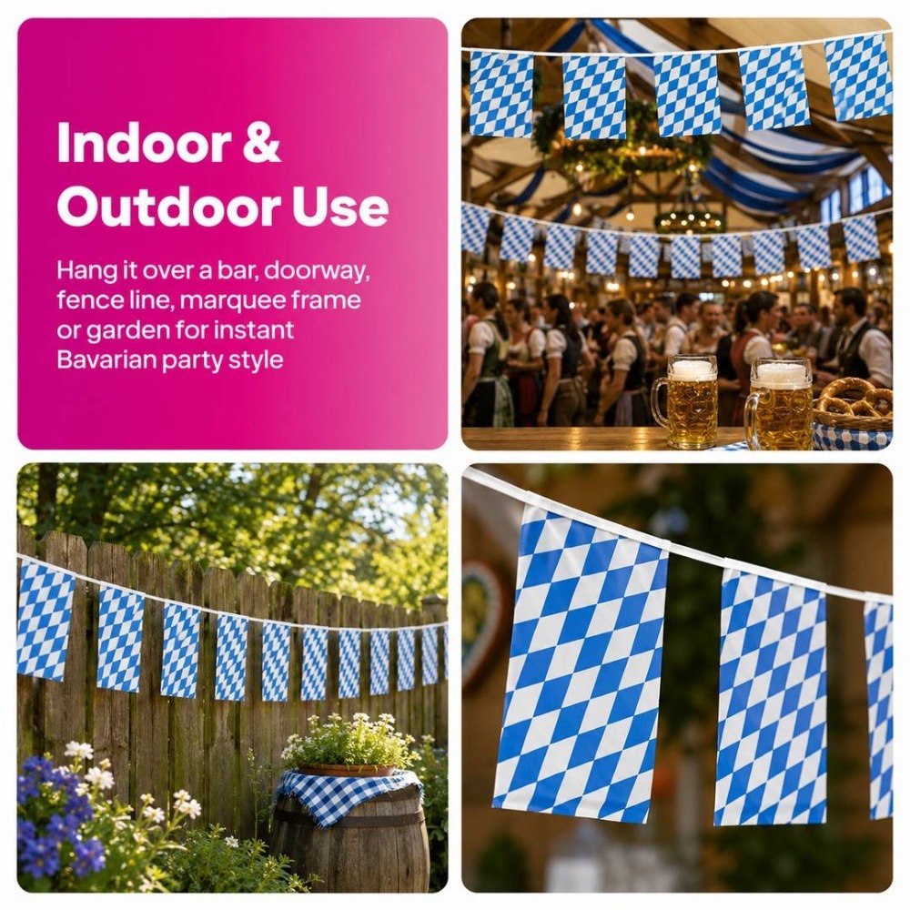 Oktoberfest Bunting - Bavarian Bunting