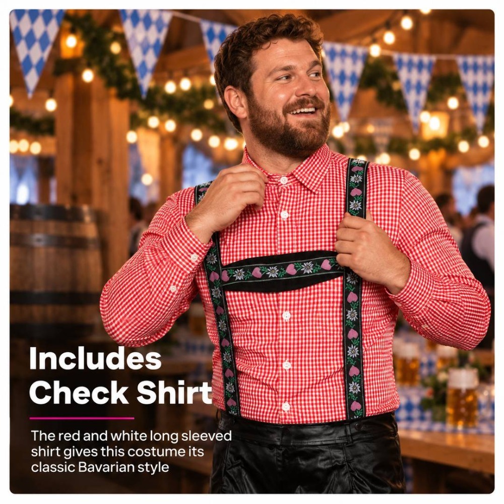 Mens Deluxe Bavarian Lederhosen