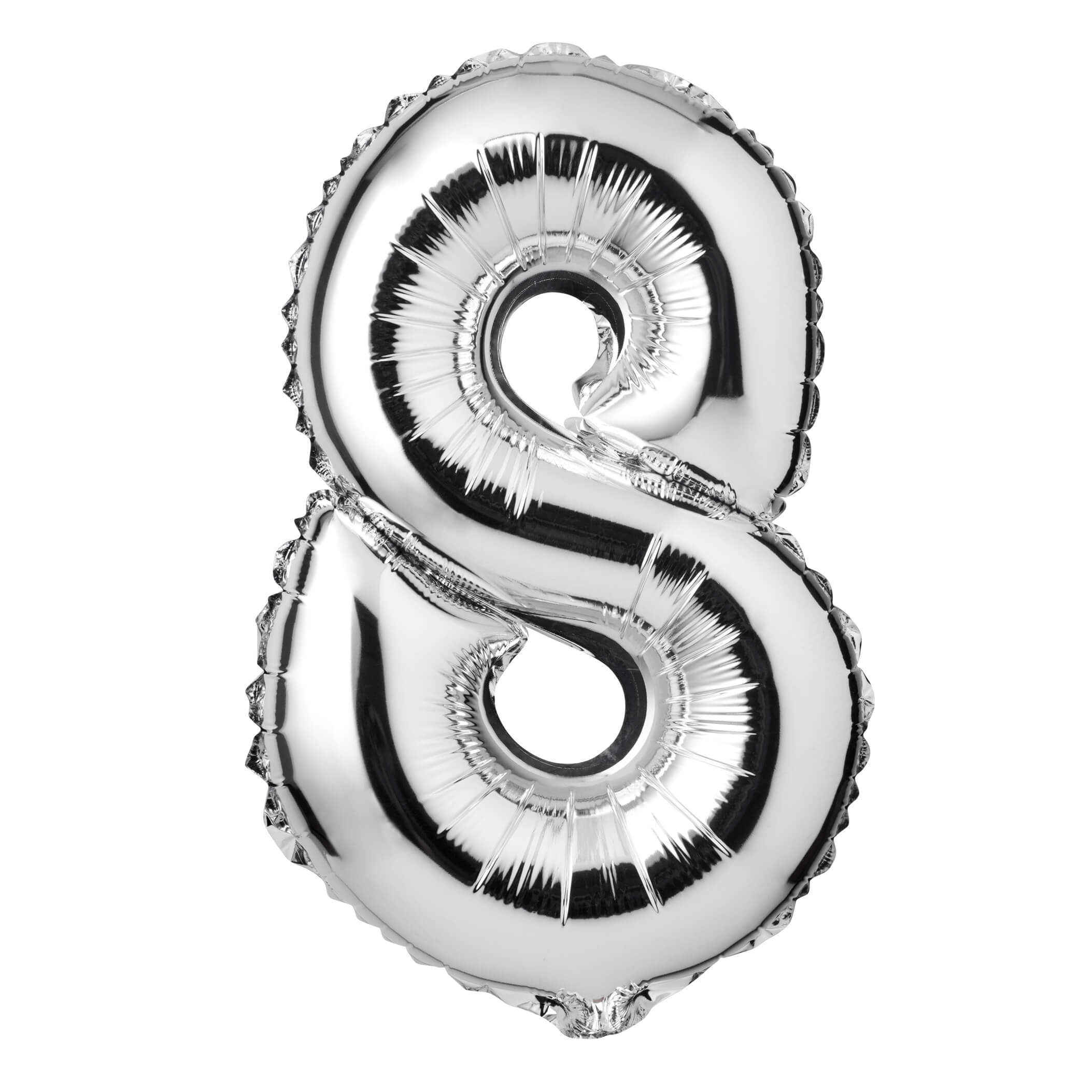 Click to view product details and reviews for Silver 34 Giant Foil Number Balloon Silver 8.