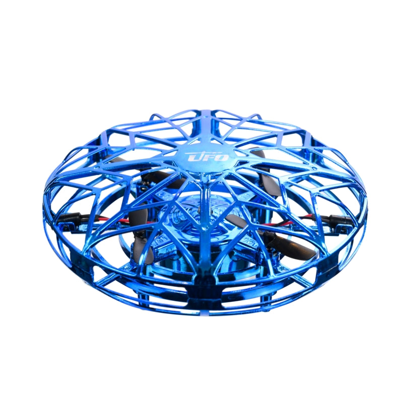 Induction UFO Drone flying toy - blue