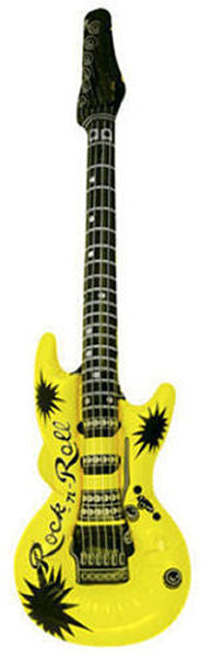 Click to view product details and reviews for Inflatable Yellow Guitar.