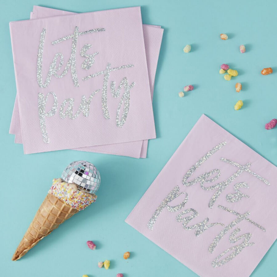 Click to view product details and reviews for Lets Party Paper Party Napkins Pack Of 16.