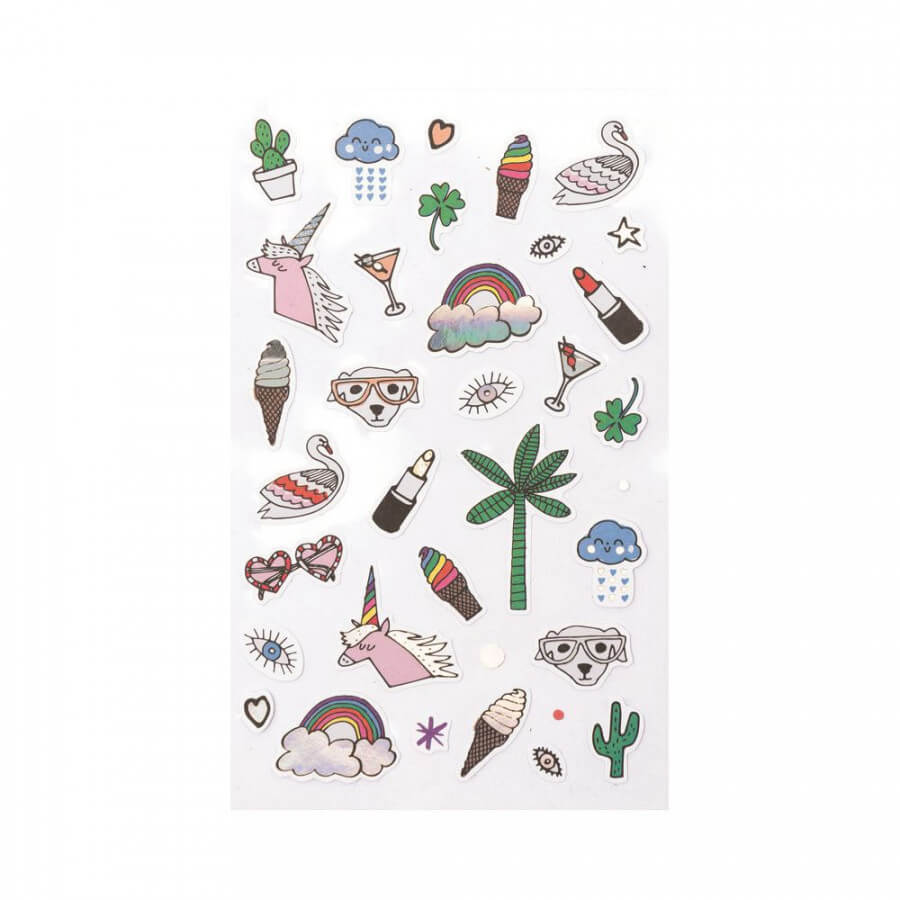 Click to view product details and reviews for Unicorn And Rainbow Magical Summer Sticker Set.