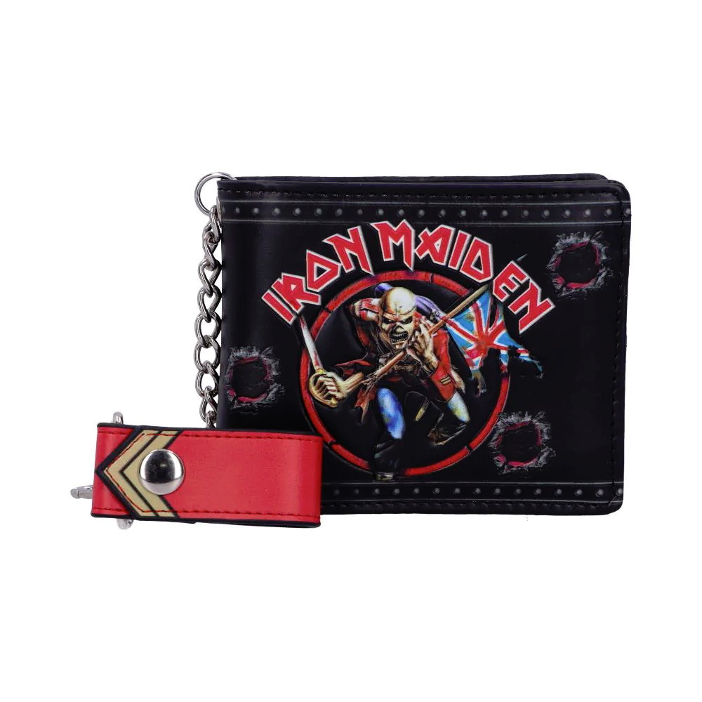 Iron Maiden Eddie Tropper Icon Novelty Chain PU Money Card Wallet Nemesis Now