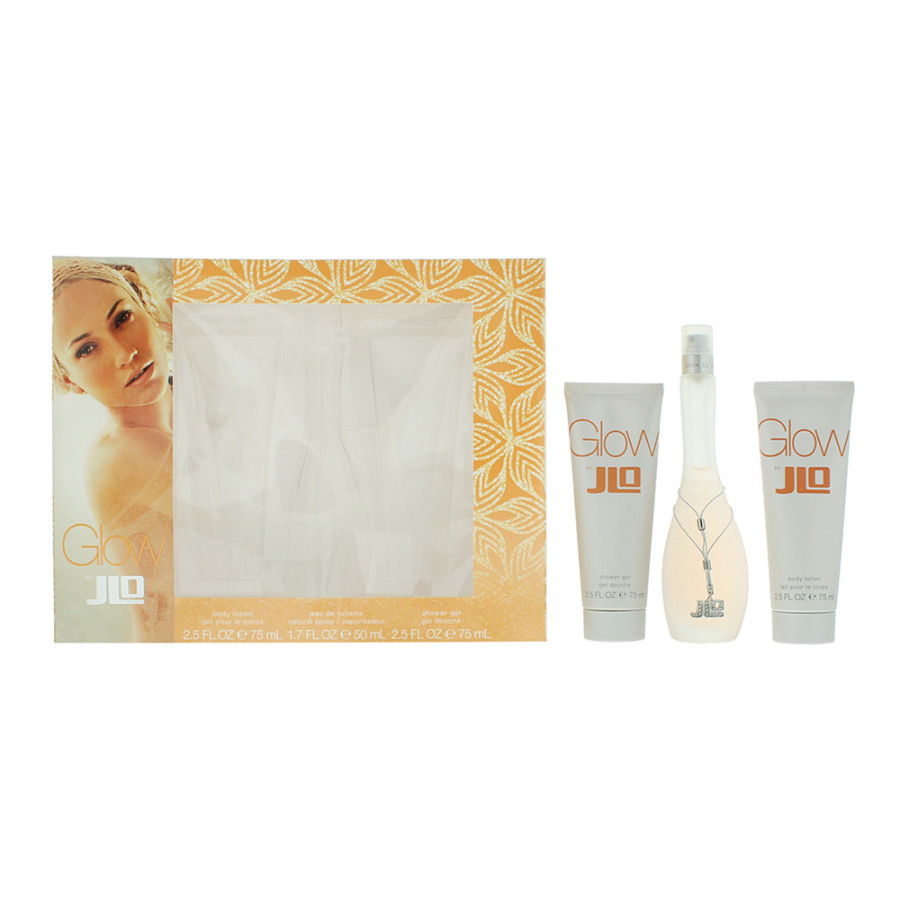 Click to view product details and reviews for Jennifer Lopez Glow Eau De Toilette 50ml Body Lotion 75ml Shower Gel 75ml Set.