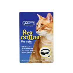 Click to view product details and reviews for Johnsons Cat Flea Collar Plastic.