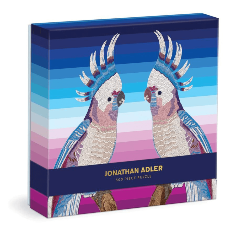 Jonathan Adler Parrots Design Jigsaw Puzzle Galison 500 Pieces