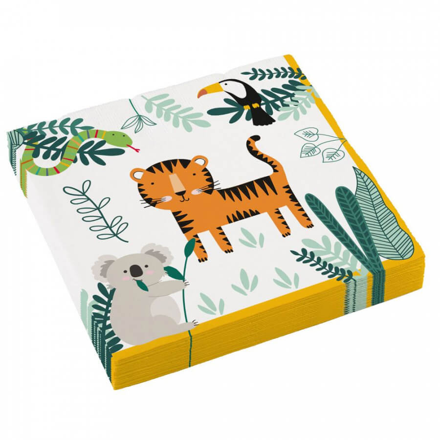 Click to view product details and reviews for Jungle Animal Paper Napkins X 16.