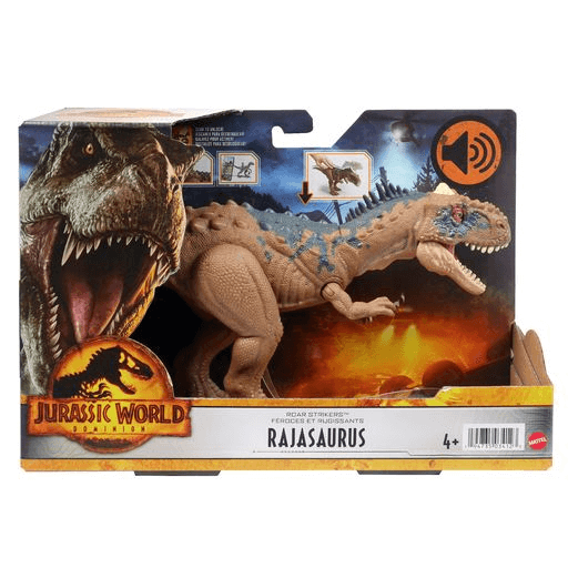 Jurassic World Roar Strikers Rajasaurus Dinosaur Action Figure