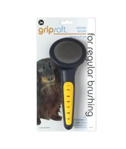 JW Gripsoft Grooming Sml Slicker Brush Soft Pin - 36716