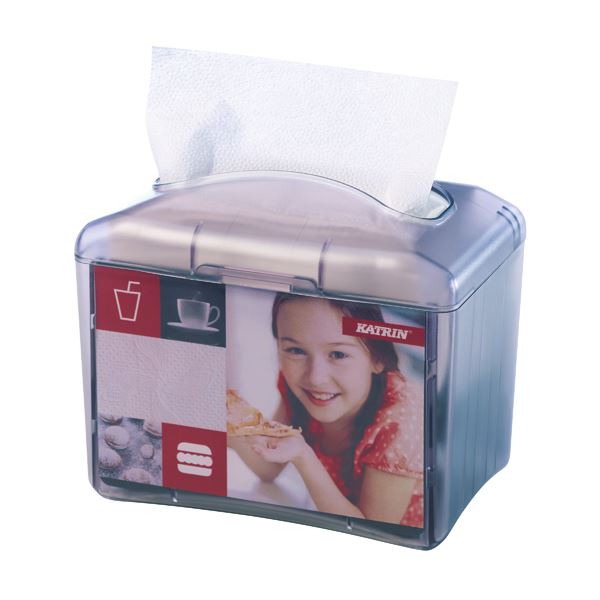 Click to view product details and reviews for Katrin Table Top Napkin Dispenser Kz02256.