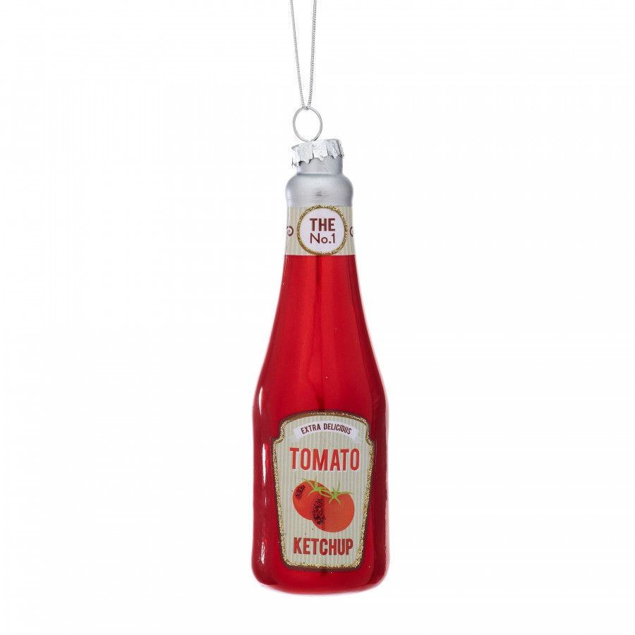 Click to view product details and reviews for Ketchup Bottle Hanging Decoration Bauble.