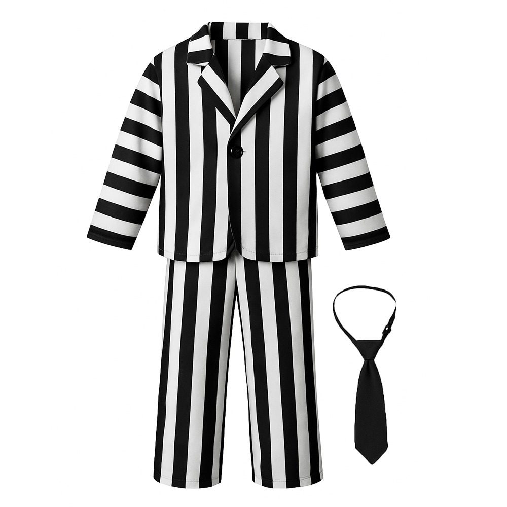 Childs Striped Ghost Suit Costume