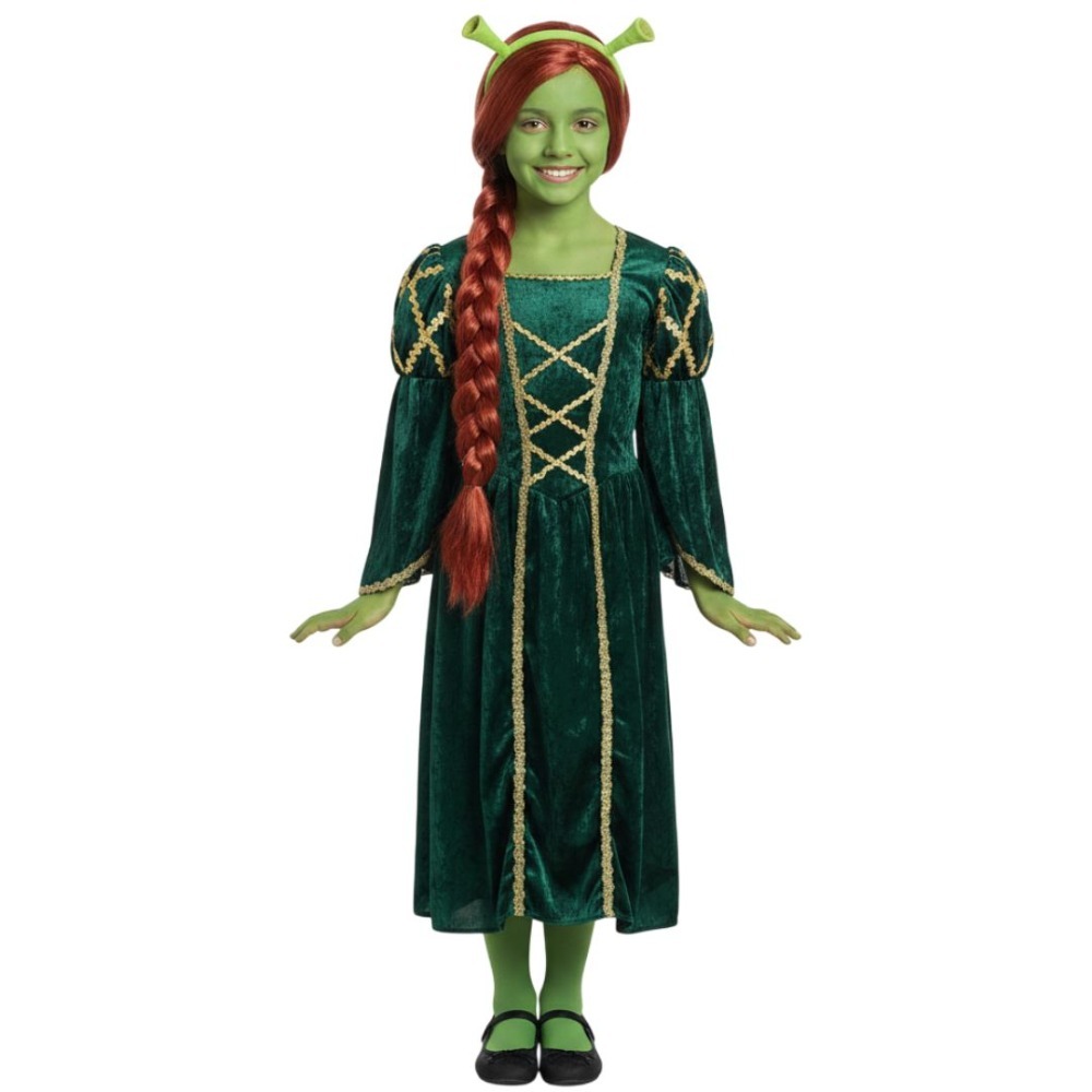 Girls Green Princess Ogre Costume