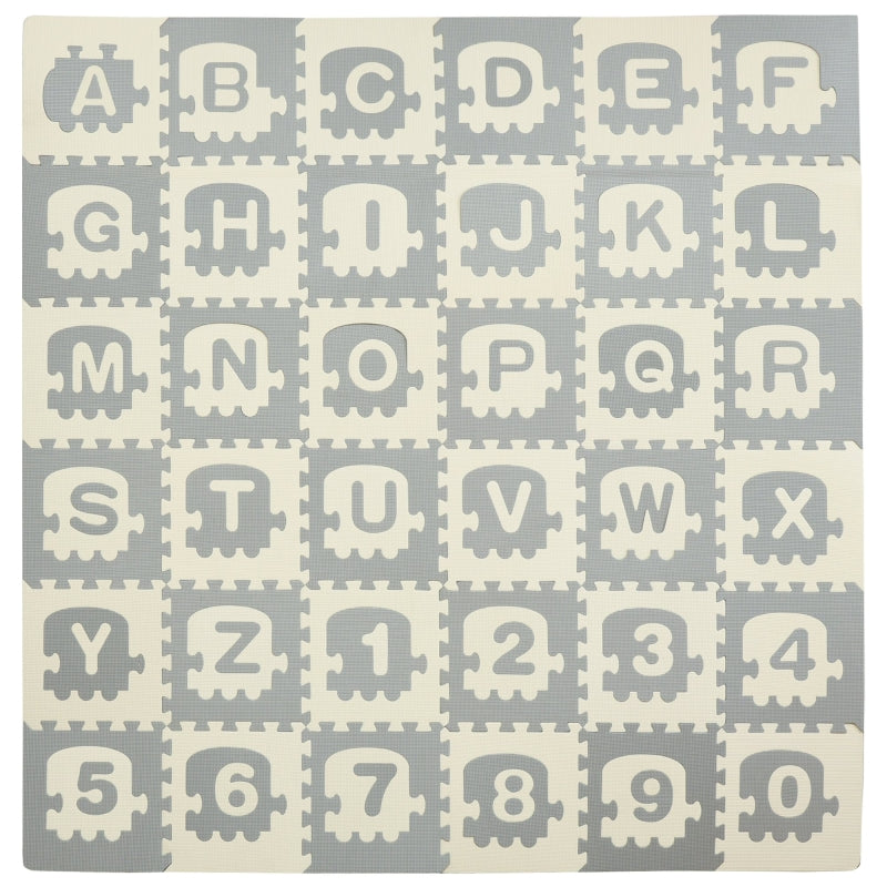 Kids Foam Puzzle Floor Tiles Baby Educational Play Mat Anti-slip Letter Number