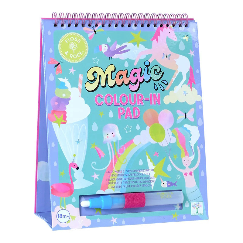 Kids Fun Colour In Water Flip Pad Fantasy Magic Children Activity Reusable Gift