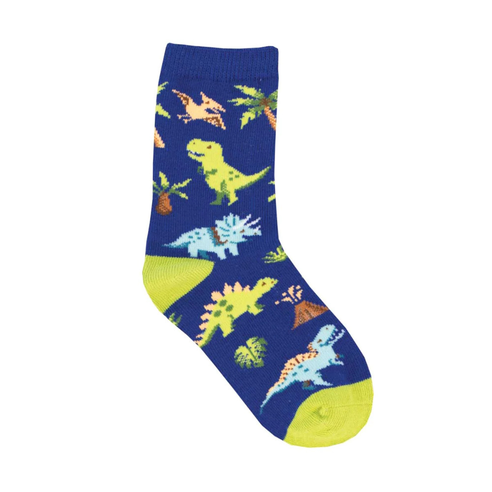 Kids Novelty Socks Socksmith Seamless Blue UK5-11 2-4Years Dinosaur Nervous Rex