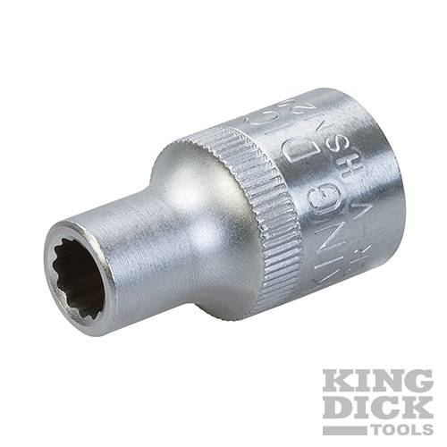 King Dick Socket 1/2" SD 12pt Metric 8mm HSM208