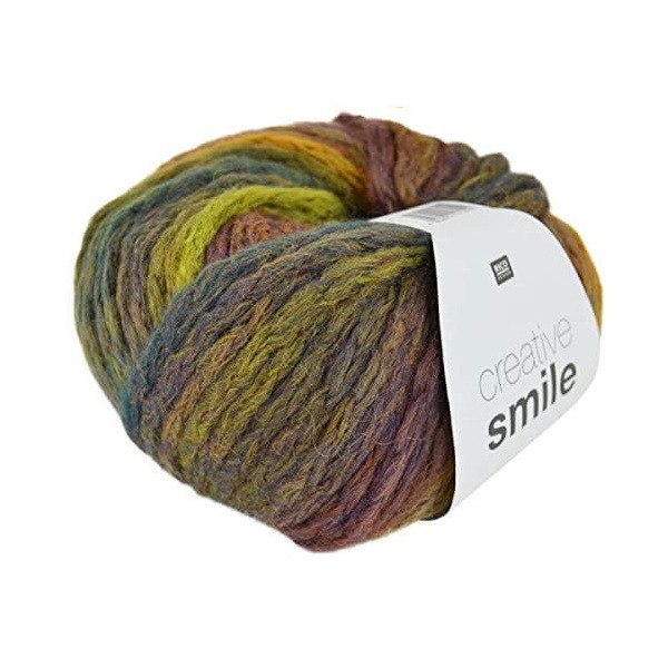 Knitting Wool Creative Smile Gradient Coloured Soft Washable Yarn Autumn 50m