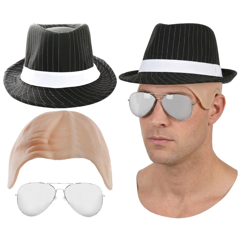 Click to view product details and reviews for Adults 70s Crime Detector Accessory Set 3 Pcs Hat Bald Cap Sunglasses. Click to view product details and reviews for Adults 70s Crime Detector Accessory Set 3 Pcs Hat Bald Cap Sunglasses.