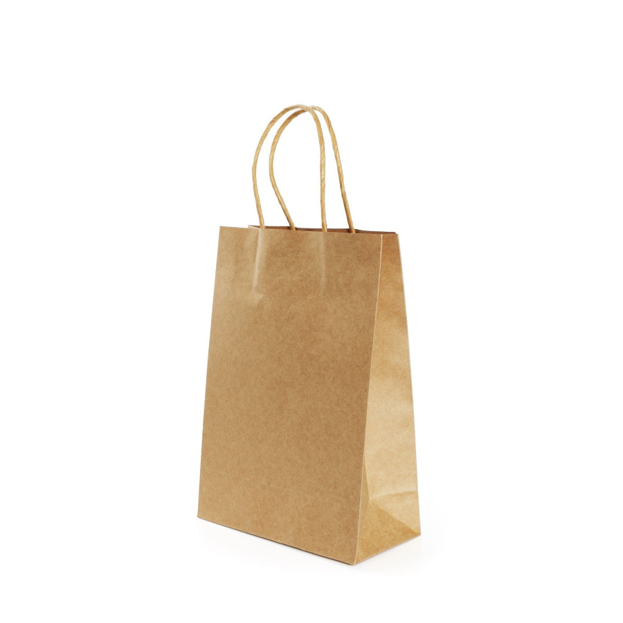 Kraft Brown Paper Bag With Handles