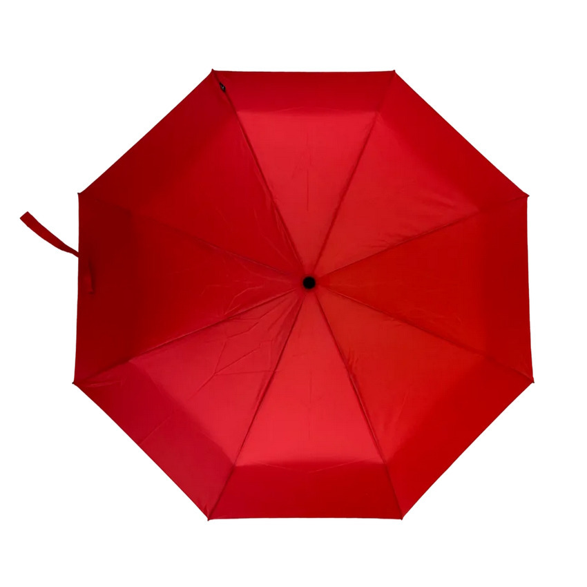 Ladies Folding Umbrella Small Compact Handbag Everday Manual Red Brolly Soake