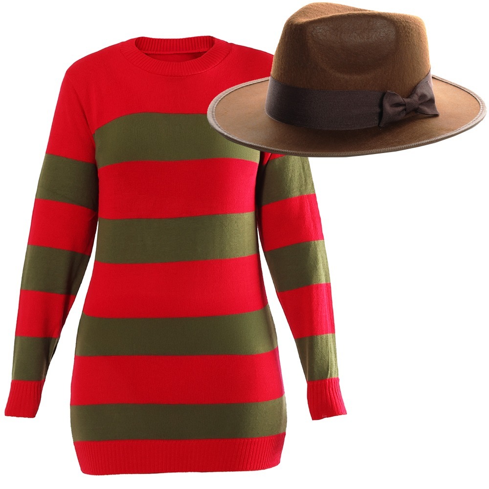 Click to view product details and reviews for Ladies Freddy Krueger Costume 2 Pcs Dress Hat Large Xlarge.