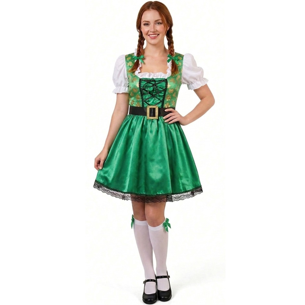 Click to view product details and reviews for Ladies Irish Shamrock Dress St Patricks Day Medium.