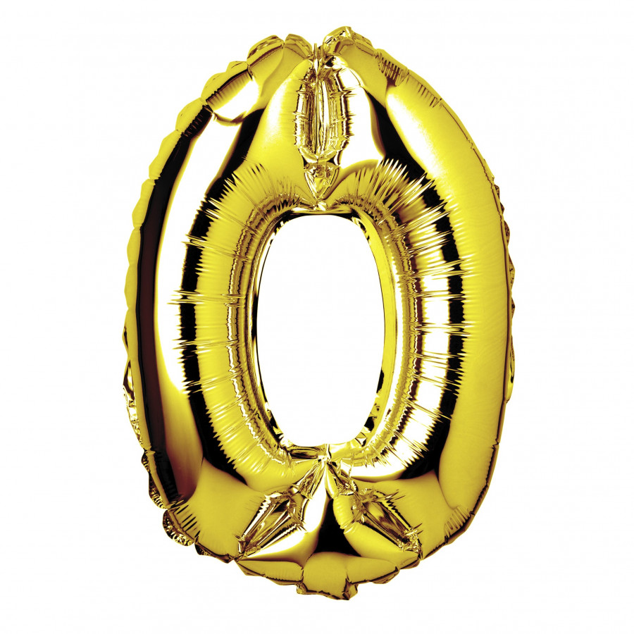 Click to view product details and reviews for Large Gold Foil Number 0 Balloon.