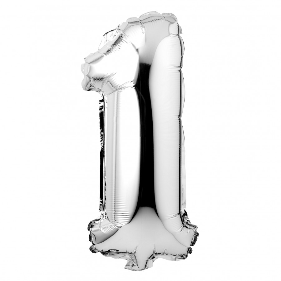 Click to view product details and reviews for Large Silver Foil Number 1 Balloon.