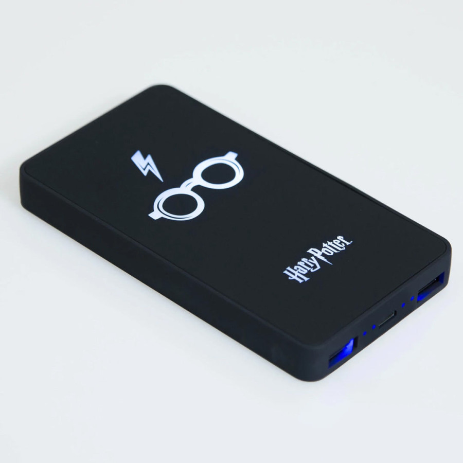 Click to view product details and reviews for Lazerbuilt Harry Potter Logo Light Up 6000mah Power Bank.